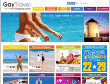 Tablet Screenshot of gaytravelgreece.com
